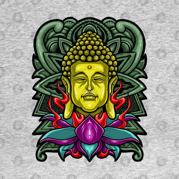 buddha x mandala by Romero Arts 